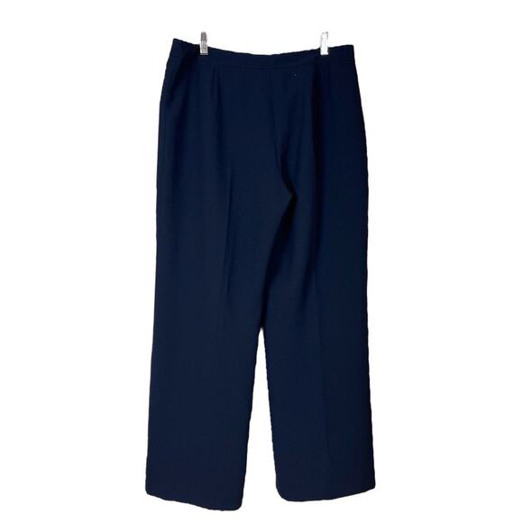Evan Picone Suit Pants Trousers Black Straight Leg High Rise Women’s Size 14 - Picture 1 of 8